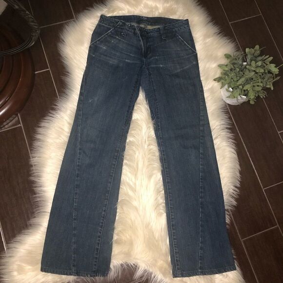 Volcom low rise flare denim size 1 - Picture 2 of 11